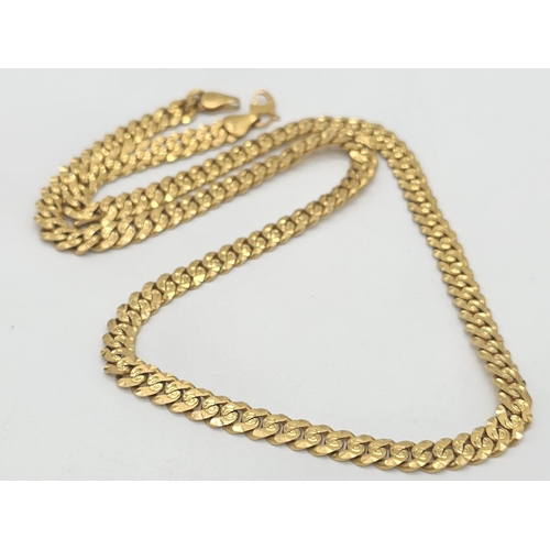 811 - A yellow gold mixed lot consisting of: 
22 K chain and six necklaces A/F
21 K bracelet and ring (siz... 