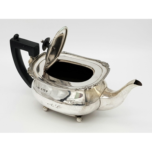 1322 - A Henry Matthews Sterling Silver Four Piece Tea Set. To include Teapot, Coffeepot, Cream jug and Sug... 