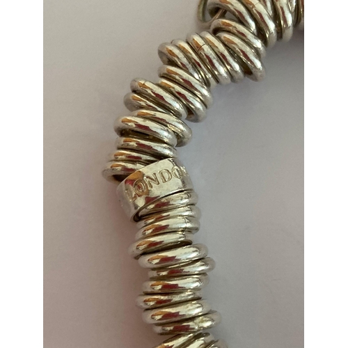 524 - BRACELET With markings for links of London, and having SILVER heart Charm marked 925 silver.  52.73 ... 