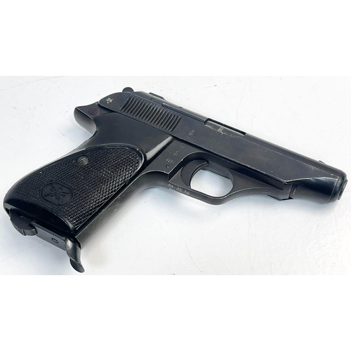 1251 - V Bernardell 9mm Model 60 Automatic SN Pistol. with Drop out Magazine. Comes with Deactivation Certi... 