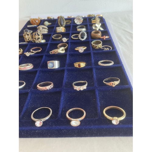 572 - Large selection of DRESS RINGS To include jewelled, novelty, statement, etc. Please see all pictures... 