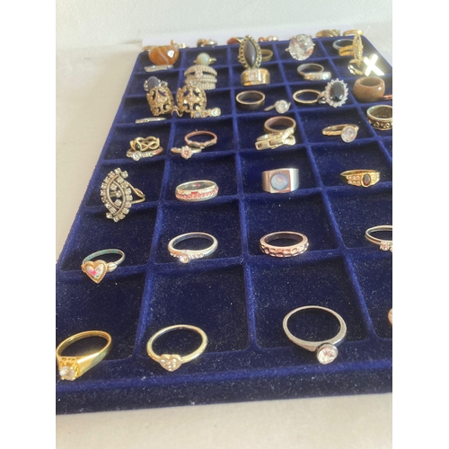 572 - Large selection of DRESS RINGS To include jewelled, novelty, statement, etc. Please see all pictures... 