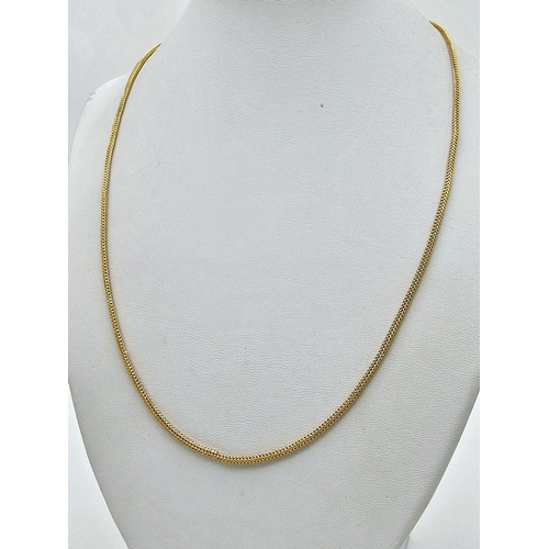 630 - A yellow gold mixed lot consisting of :
22 K chain, earrings and bangle
18 K chain with pendant and ... 