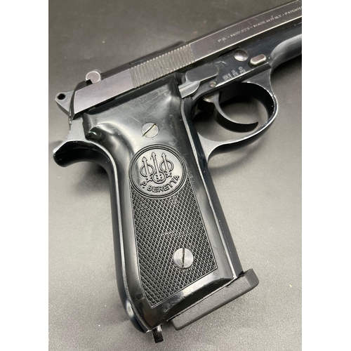 1250 - BERETTA 92S 9MM Semi Automatic Pistol. Comes with Deactivation Certificate.