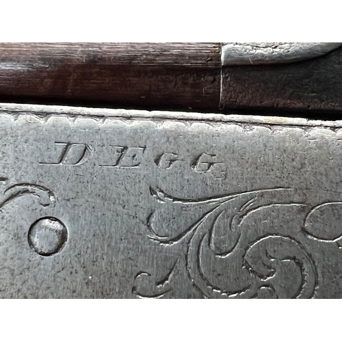 755 - Extremely rare double barrel muzzle loading shotgun by Durs Egg of London, 29.5