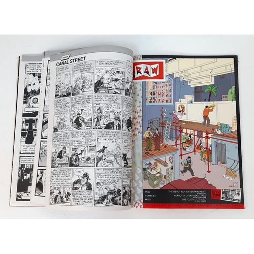 1496 - A rare 1983 copy of Read yourself RAW. Pages from the cult comic, RAW. Edited by Art Spiegelman & Fr... 