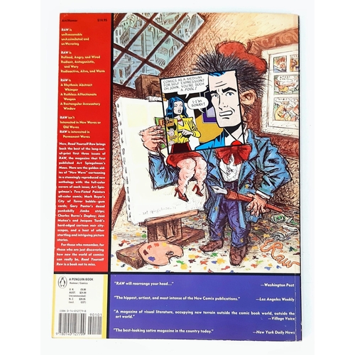 1496 - A rare 1983 copy of Read yourself RAW. Pages from the cult comic, RAW. Edited by Art Spiegelman & Fr... 