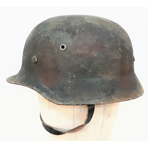 247 - WITHDRAWN
A Waffen SS Single Decal Helmet with Normandy Camo.