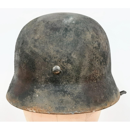 247 - WITHDRAWN
A Waffen SS Single Decal Helmet with Normandy Camo.