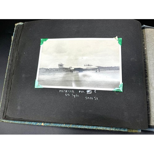 583 - An Album of 77 WW2 and early 1950’s RAF Original Photographs in original Album. Comprising images su... 