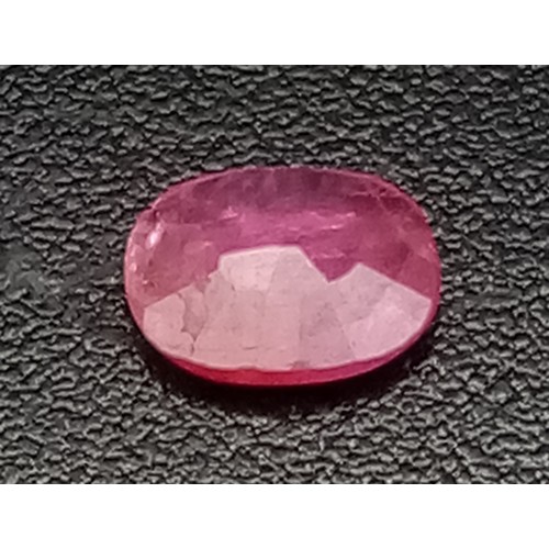 875 - A 0.20ct Oval Shape, Afghanistan rare, Untreated Ruby Gemstone. Comes complete with GFCO Certificate... 