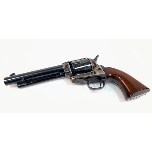 1257 - A Pair of 18609mm Blank firing Uberti Model 1830Colt Revolvers. Comes in Presentation box with blank... 