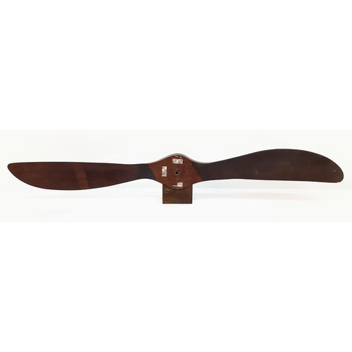 851 - A Vintage 1997 Presentation Propeller Shape Clock Stand as issued by the Museum of Flight. 81cm Leng... 