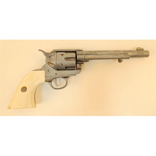 535 - A Vintage Full Weight and Size Wood and Metal Reproduction of a Colt Peacemaker, Working Action with... 