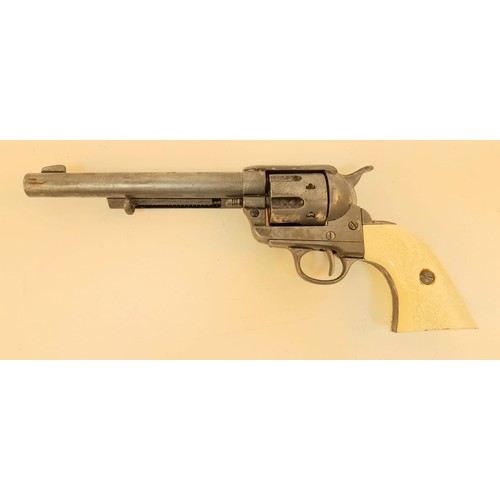 535 - A Vintage Full Weight and Size Wood and Metal Reproduction of a Colt Peacemaker, Working Action with... 