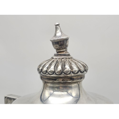 1409 - A 1937 Sterling Silver Lidded Football Trophy. Hallmarks for Sheffield - with a makers mark for Emil... 