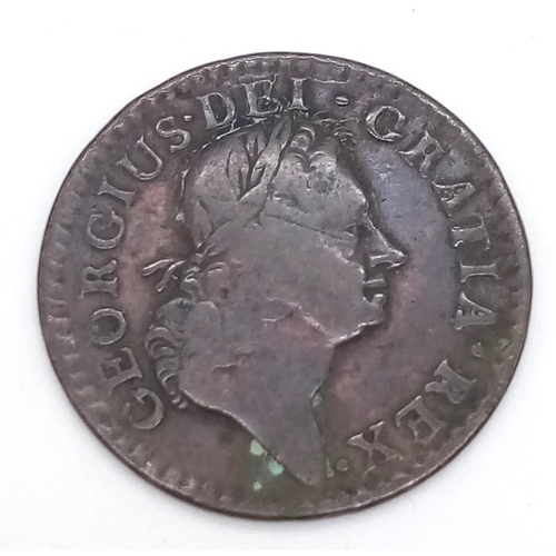 494 - A 1723 George I - Ireland Halfpenny Coin Type 2. Please see photos for conditions.