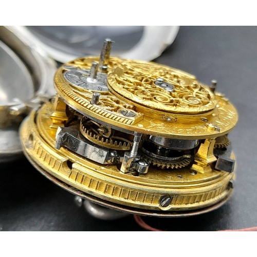 838 - An Antique White Metal Pocket Watch. 5.5cm diameter. A/F
Ref: 012037