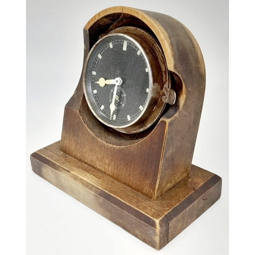 177 - WW2 German Heer (Army) Funkeruhen Duty Radio Operators Clock Circa 1943. Maker: Tobias Bauerie & Son... 