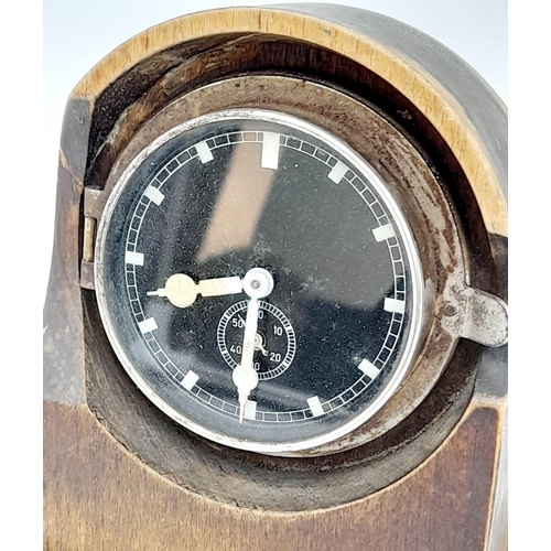 177 - WW2 German Heer (Army) Funkeruhen Duty Radio Operators Clock Circa 1943. Maker: Tobias Bauerie & Son... 