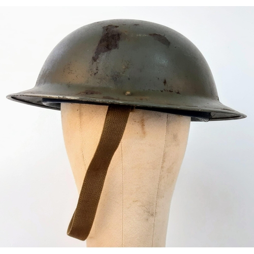 89 - 1939 Dated British Army MK II Helmet. Used by the Irish Army during their emergency crisis 1939-1945... 