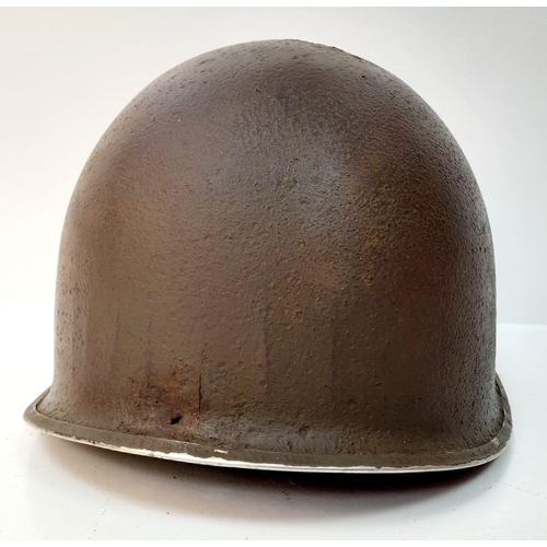 64 - WW2 US M1 Fixed Bale “Tank Destroyer” Helmet. No Liner.