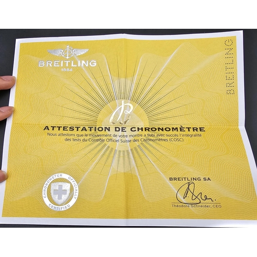 Breitling best sale cosc certificate