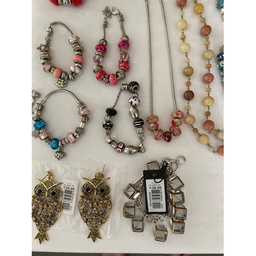 21 - Large selection of better quality costume jewellery to include M&S, FRENCH CONNECTION ,together with... 