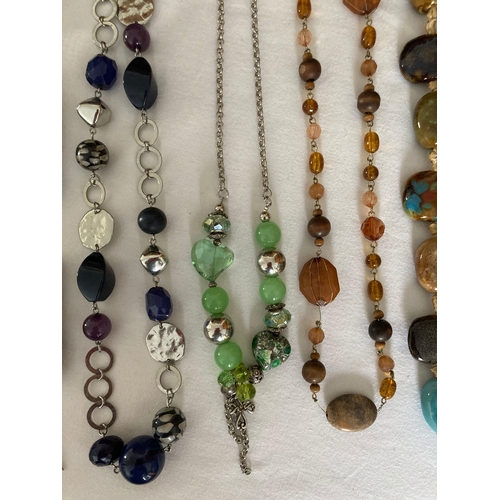 21 - Large selection of better quality costume jewellery to include M&S, FRENCH CONNECTION ,together with... 