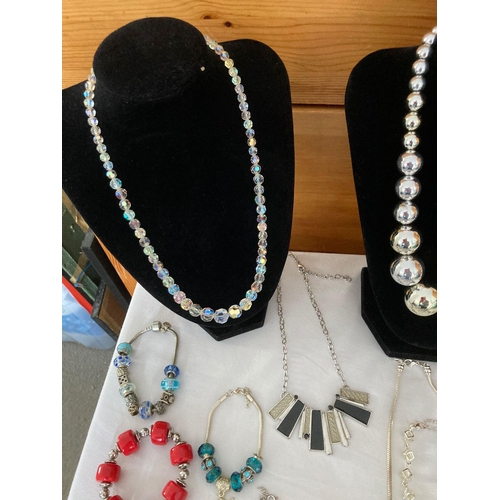 21 - Large selection of better quality costume jewellery to include M&S, FRENCH CONNECTION ,together with... 