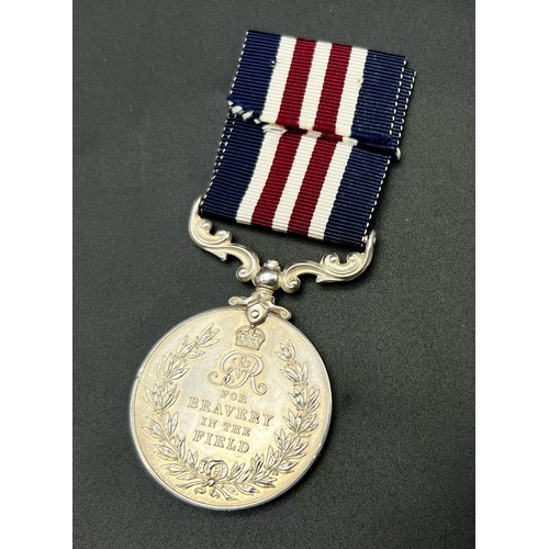 38 - Military Medal (GVR) named to 200344 Sjt W G Neill 1/8 A and S HIghrs. William, Gibson Neill was bor... 