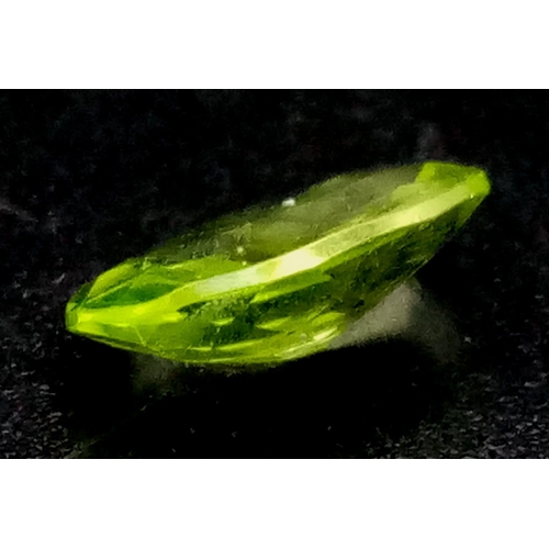 709 - A 1.96ct Natural Peridot Gemstone. Pakistan Origin with GFCO Swiss Certification.