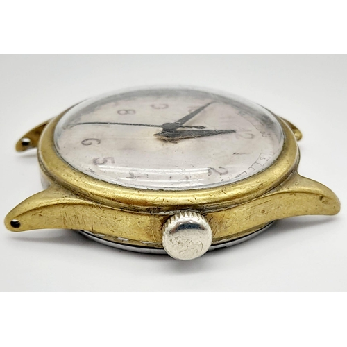 776 - A vintage |Swiss watch. Case diameter: 33 mm, mechanical movement (working). No strap A/F