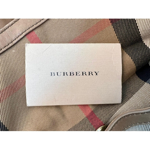 841 - A Burberry Baby Changing Tote Bag with Original Changing Matt. Some slight wear and Tear from use, B... 