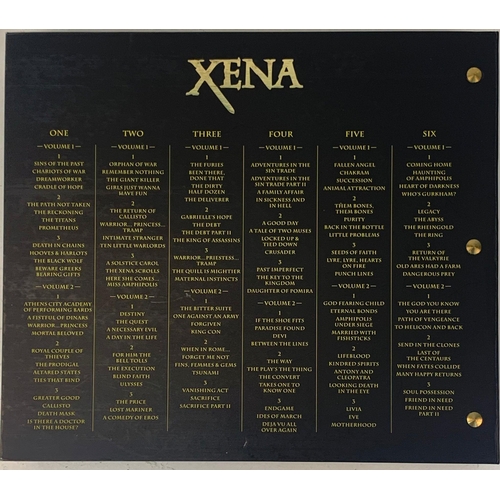 373 - A Xena Warrior Princess Limited Special Edition DVD Box Set. 36 discs containing the complete TV ser... 