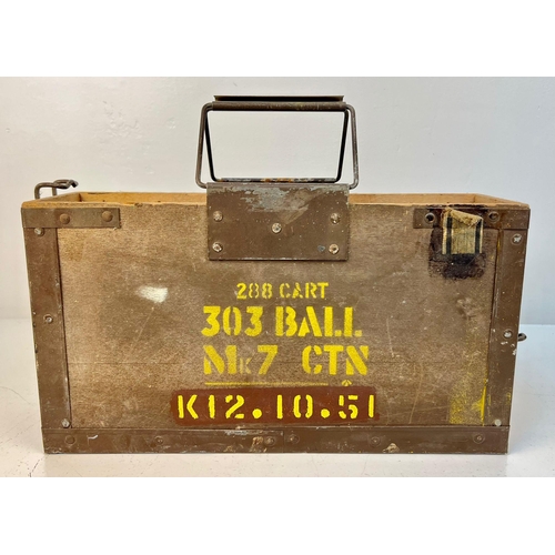 1182 - A Vintage 303 Calibre Ball Round Cartridge Carrier along with 26 ‘Diggings’ Spent Rounds. No interna... 