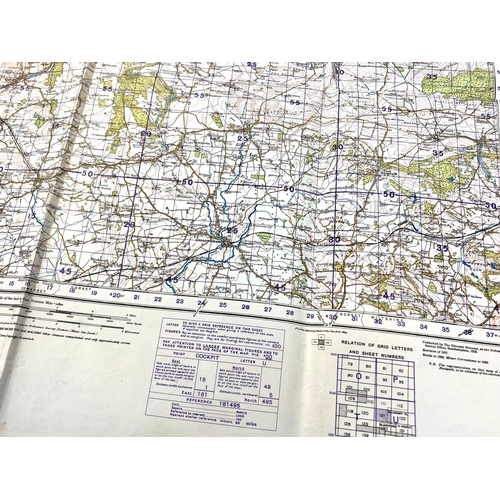 1245 - A Very Good Condition 1932 War Office Issue Map issued by Geographical Section General Staff of Well... 