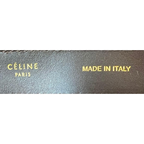 1074 - A Celine Tri Colour Leather Medium Tapeze Top Handle Bag. 24 x 16 x 30cm. In good condition but plea... 