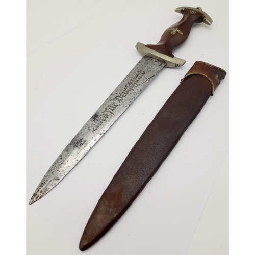 102 - 3rd Reich Very Early SA Dagger by F. Dick of Esslingen. Found in a Berlin Attic.