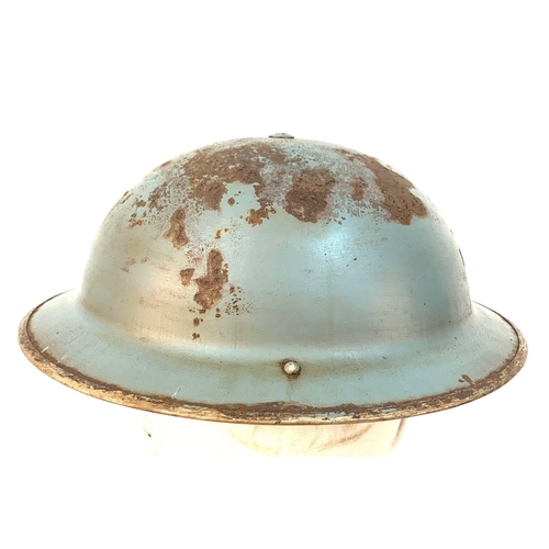 278 - WW2 British Naval MKII Helmet Dated 1939. Maker: F and L – Fisher & Ludlow Birmingham.