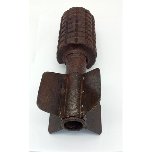 356 - INERT WW1 German Cut Away Granaten Werfer Spigot Mortar. No International Shipping is available on t... 