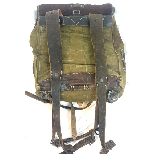 377 - WW2 German 1942 Dated Tournister “Poney” Back Pack. These were favoured by the Hitler Youth.