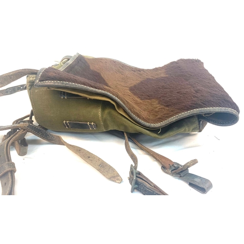 377 - WW2 German 1942 Dated Tournister “Poney” Back Pack. These were favoured by the Hitler Youth.