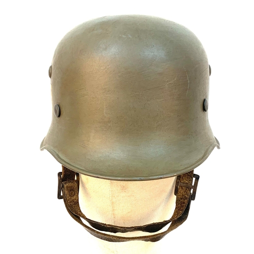 40 - 3rd Reich Waffen SS M34 Edelshalk Helmet with hand painted decals.