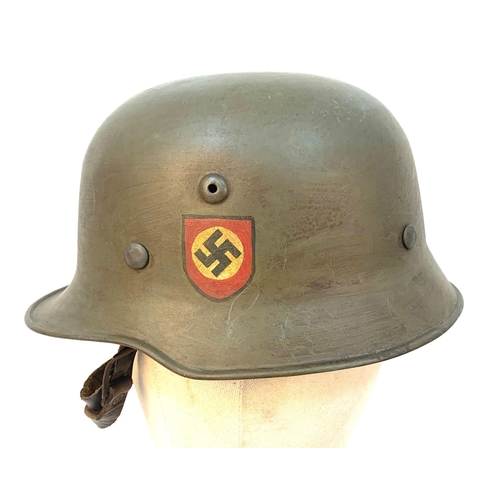 40 - 3rd Reich Waffen SS M34 Edelshalk Helmet with hand painted decals.