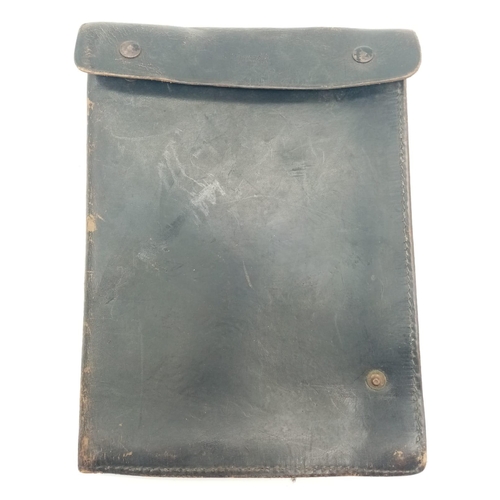 417 - WW2 German Officers Leather Map Case.