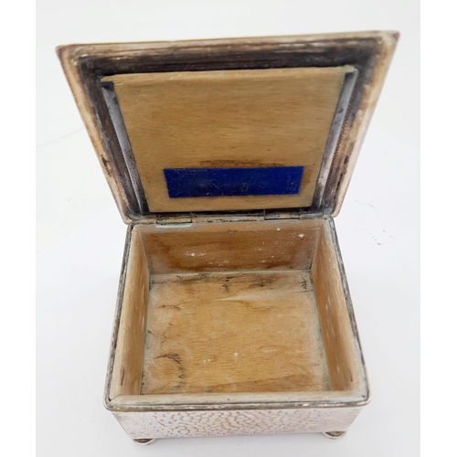 652 - WW2 German Trinket Box with Luftwaffe Eagle.