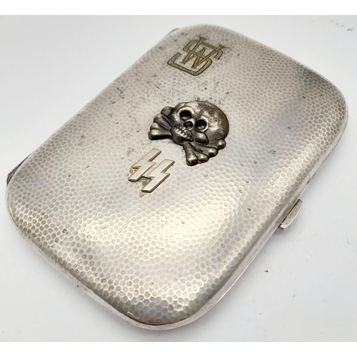 659 - WW2 German Waffen SS Cigarette Case.