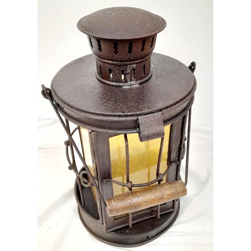 673 - WW1 British “Bird Cage” Bunker Lantern, complete with candle holder. Dated 1916 Originally found in ... 