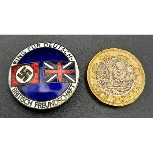 817 - 3rd Reich German – British Friendship Pin.